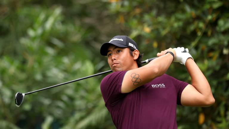 Malaysia Gavin Green on the seventh tee during day two of the BMW PGA Championship at Wentworth Golf Club, Virginia Water. Picture date: Friday September 10, 2021.