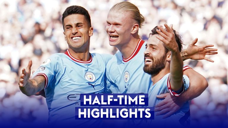 Half time highlights - Man City vs Man Utd