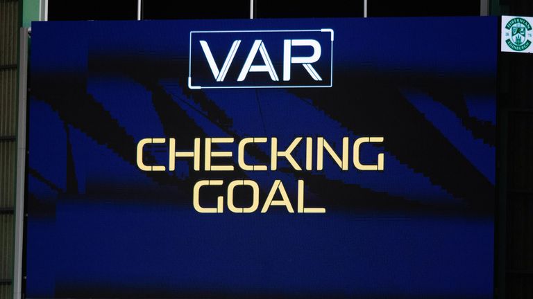 VAR made its Scottish Premiership debut at Easter Road 