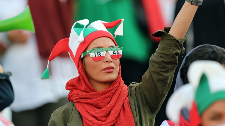 Women were allowed to watch home games in Iran in August for the first time in more than 40 years