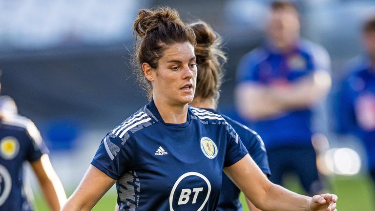 Arsenal and Scotland defender Jen Beattie is ready for the challenge of Lyon