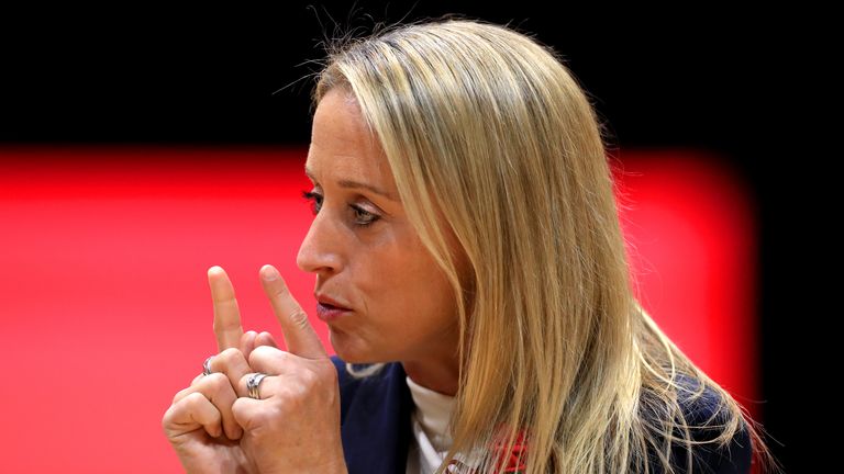 England head coach Jess Thirlby