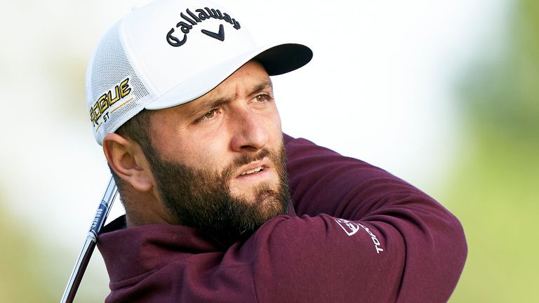 Jon Rahm plays the opening card of round 64 in Madrid 
