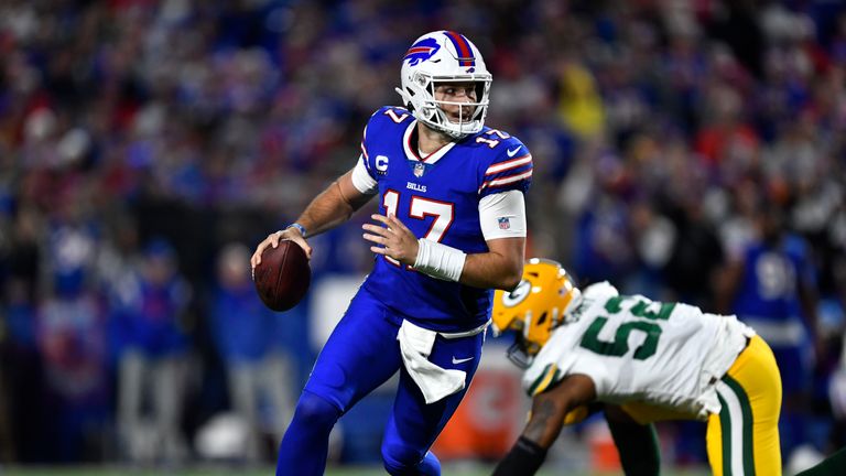 Green Bay Packers 17-27 Buffalo Bills: Stefon Diggs leads Bills to victory as Aaron Rogers’ Packers suffer fourth consecutive defeat