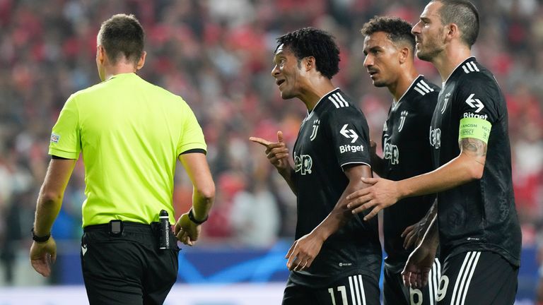 Juventus suffered a 4-3 loss to Benfica on Tuesday