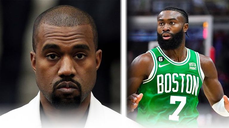 Boston Celtics' Jaylen Brown won't leave Kanye West's sports