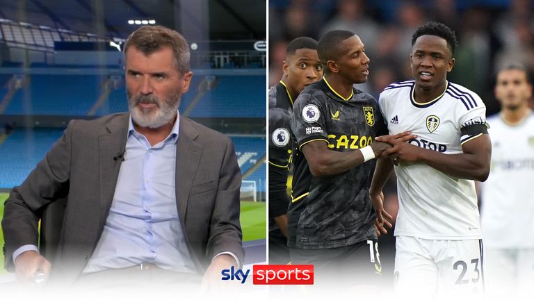 Roy Keane calls Luis Sinisterra's two yellow cards the 'height of stupidity' 