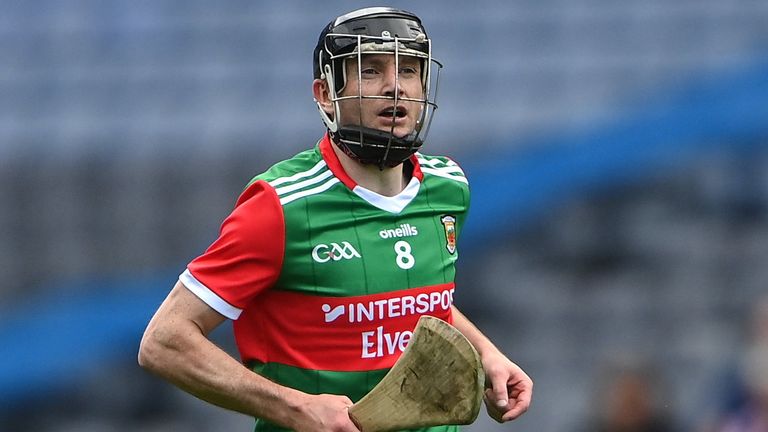 21 May 2022; Keith Higgins of Mayo during the Christy Ring Cup Final match between Kildare and Mayo at Croke Park in Dublin. Photo by Piaras .. M..dheach/Sportsfile