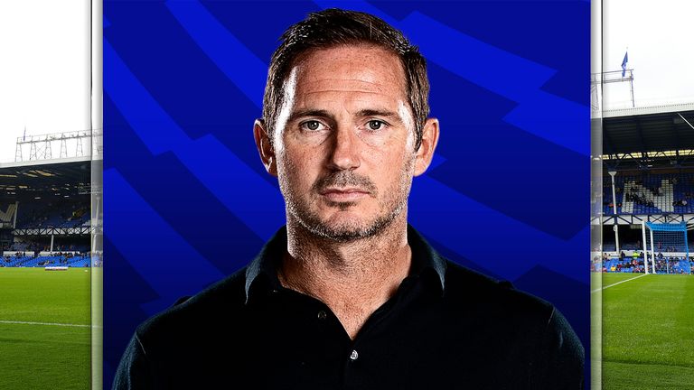 Everton manager Frank Lampard