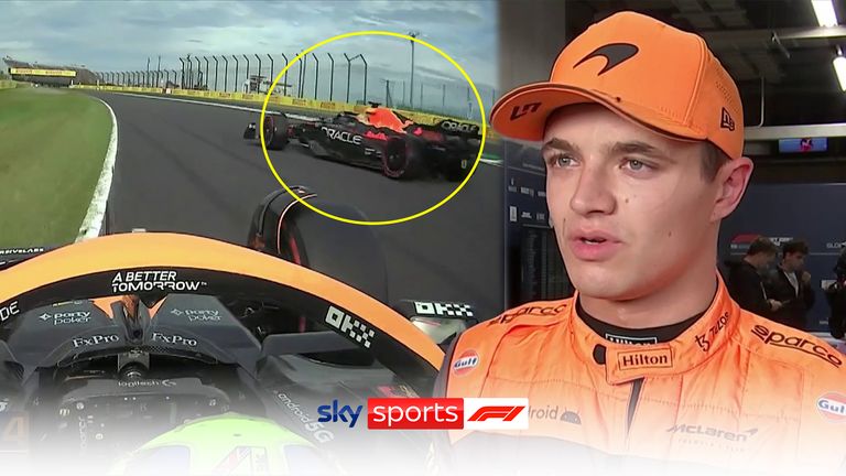 Lando Norris shares his thoughts on Max Verstappen&#39;s possible impediment.