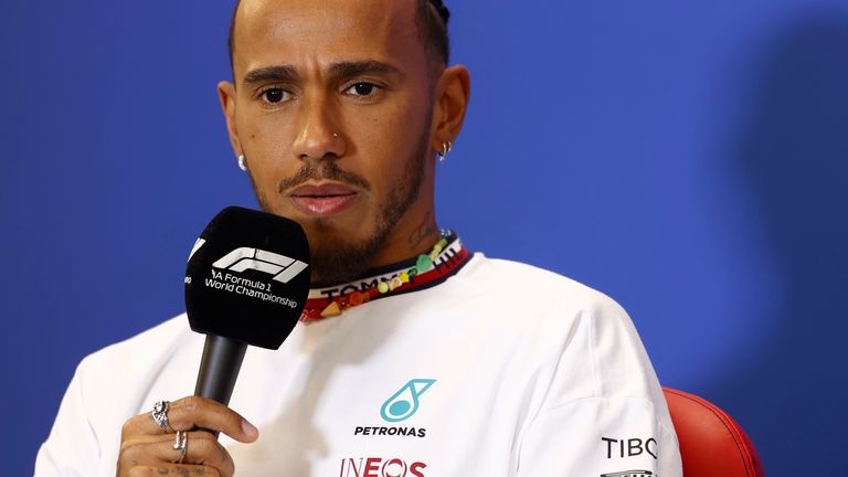 F1 Receives Backlash For Airing Lewis Hamilton 8-Time World Champion Shirt  - F1 Briefings: Formula 1 News, Rumors, Standings and More