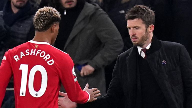 El jugador de 41 años se hizo cargo del Manchester United como técnico interino a fines del año pasado y evitó la derrota en sus tres partidos al frente.