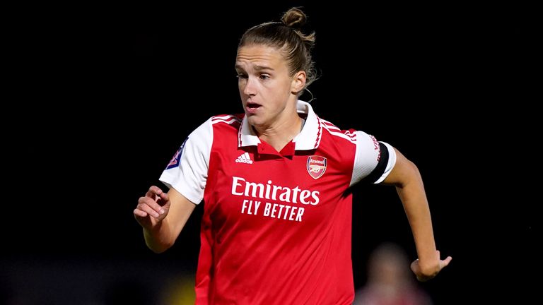 Vivianne Miedema scored the goal that secured Arsenal's place in the Champions League group stages