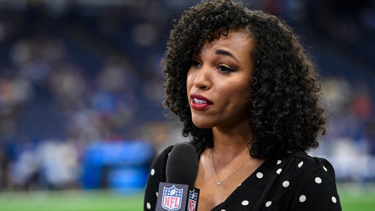 MJ Acosta-Ruiz became the first woman of color to present Total Access on NFL Network when given the role in 2020