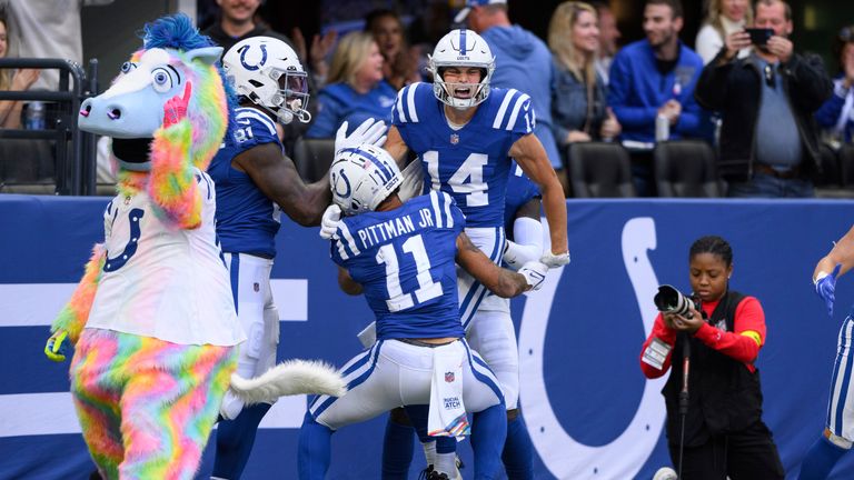 Matt Ryan shoots downfield and finds Alec Pierce in the end zone as the Indianapolis Colts recorded a thrilling late win over the Jacksonville Jaguars.