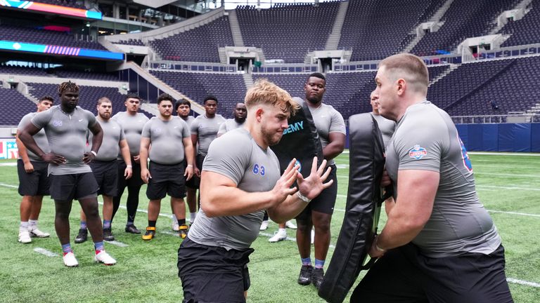 NFL hopefuls chase the dream in 2022 International Combine at