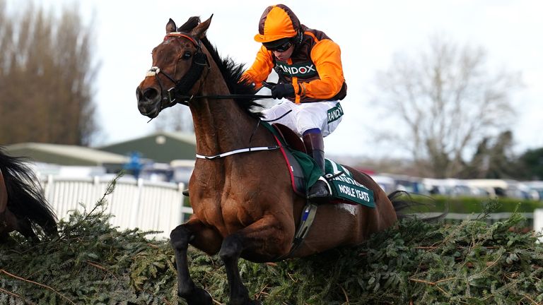Noble Yeats on his way to winning the 2022 Grand National