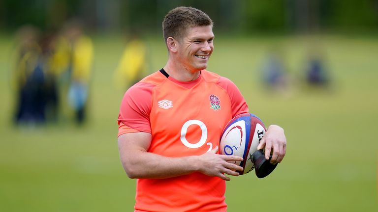 England's Owen Farrell at King's House School Sports Ground in Chiswick, London. Picture date: Tuesday May 24, 2022.
