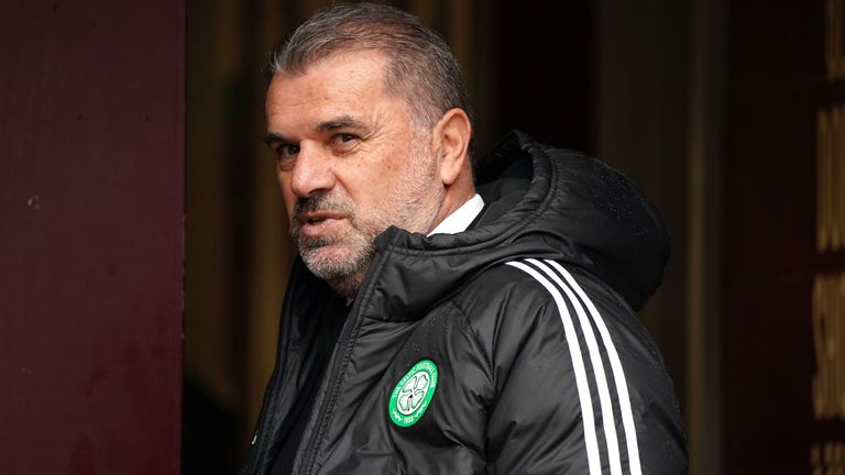 Ange Postecoglou at Hearts