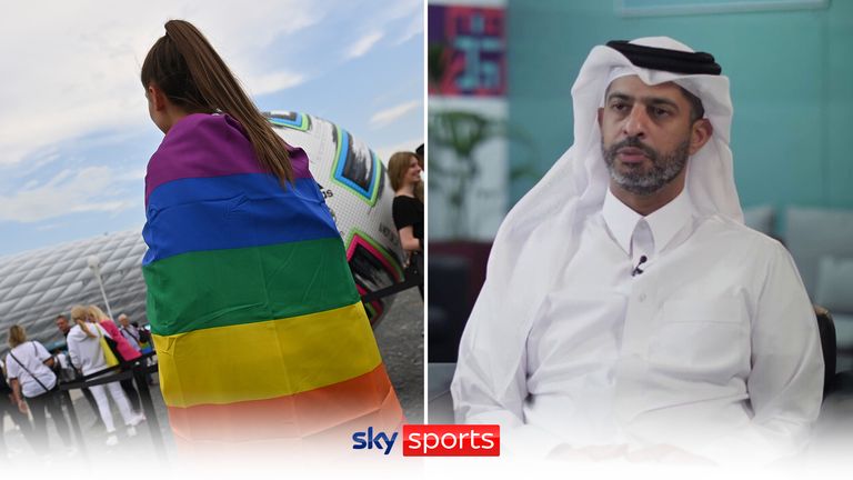Qatar&#39;s World Cup chief, Nasser Al Khater has given assurances to LGBTQ+ fans that they will be welcomed at the tournament.
