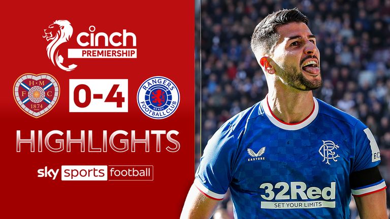 Hearts 0-4 Rangers highlights