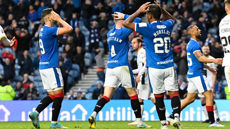 Rangers drew 1-1 with Livingston in their last Scottish Premiership match
