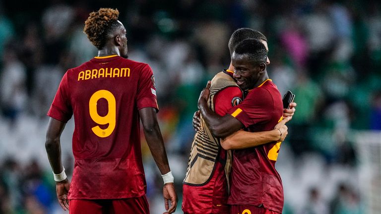 Roma held to a 1-1 draw with Real Betis