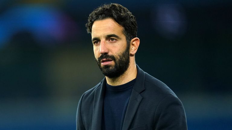 Sporting Lisbon manager Ruben Amorim after the UEFA Champions League round of sixteen second leg match at the Etihad Stadium, Manchester. Picture date: Wednesday March 9, 2022.