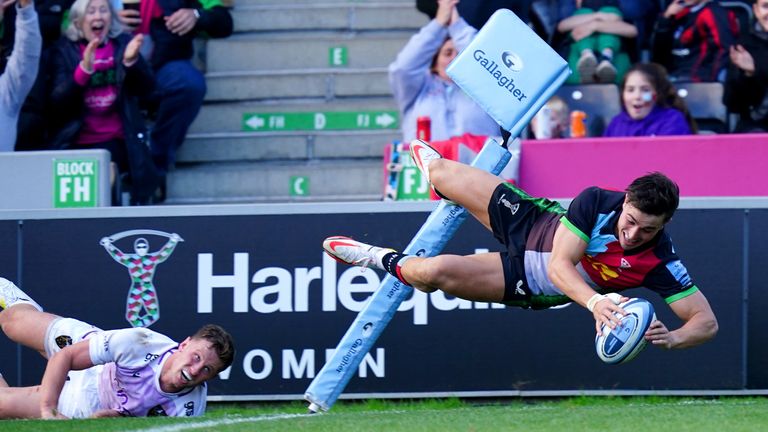 Cadan Murley scored a specular try to help the Harlequins win