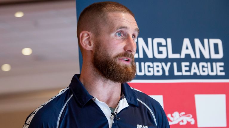 Picture by Allan McKenzie/SWpix.com - 30/09/2022 - Rugby League - England Rugby League Men's Team Announcement - Worsley Marriott, Worsley, England - Sam Tomkins at the England Men's Rugby League team announcement.