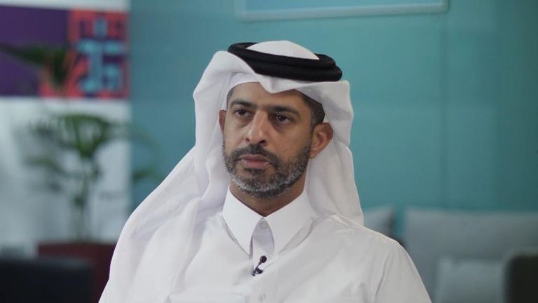 Head of the Qatar World Cup Organizing Committee Nasser Al Khater