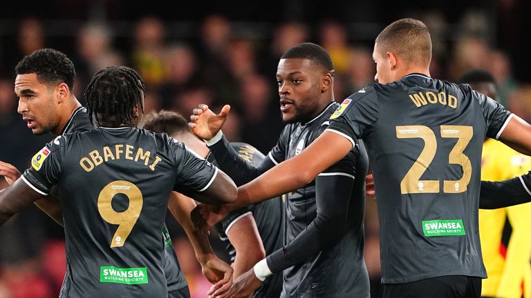 Watford 1-2 Swansea: Ben Cabango scores deep into stoppage-time to secure Swans win