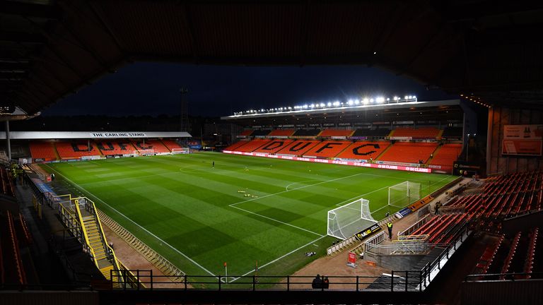 DUNDEE, SCOTLAND - OCTOBER 11: A general view during a cinch Premiership match between Dundee United and Hibernian at Tannadice, on Ocrober 11, 2022, in Dundee, Scotland.  (Photo by Ross Parker / SNS Group)