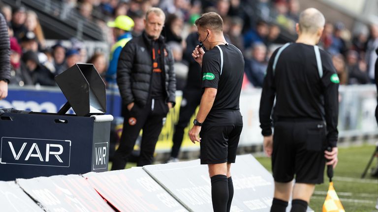 VAR was used at St Mirren for the first time