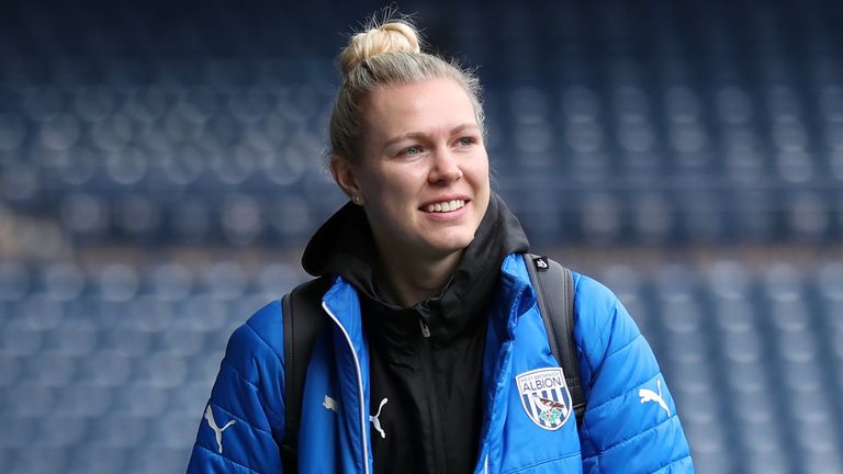 West Brom Women switch from white to navy shorts due to period