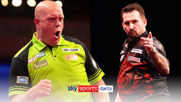 Watch the best checkouts from an exciting opening night of the World Grand Prix in Leicester