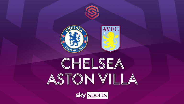 Highlights of the WSL clash between Chelsea and Aston Villa