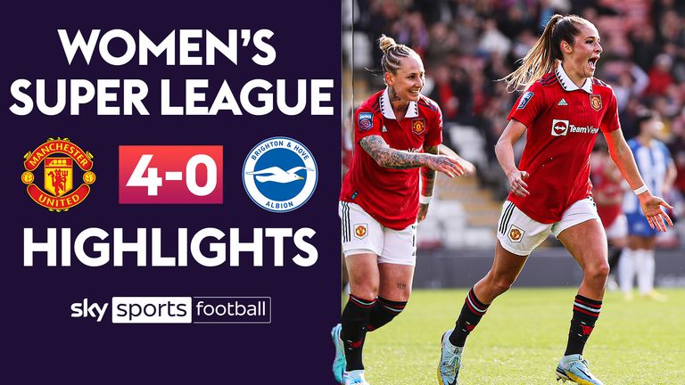 WSL Man Utd 4-0 Brighton