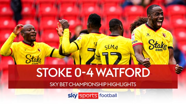 Highlights of Stoke against Watford in the Championship