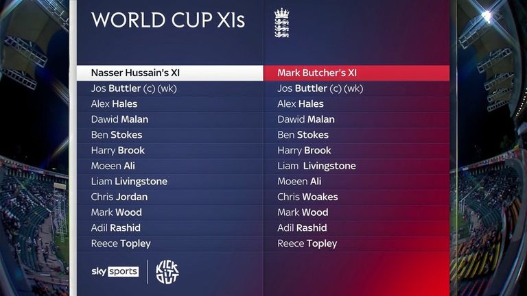 Nasser Hussain and Mark Butcher's England T20 World Cup XIs