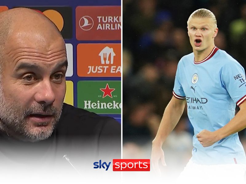 Erling Haaland: Man City boss Pep Guardiola insists there is no