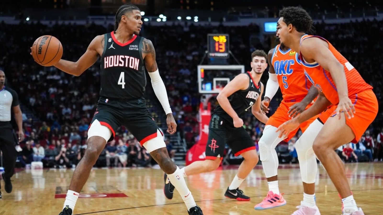 Oklahoma City Thunder 105-118 Houston Rockets | NBA highlights | NBA ...