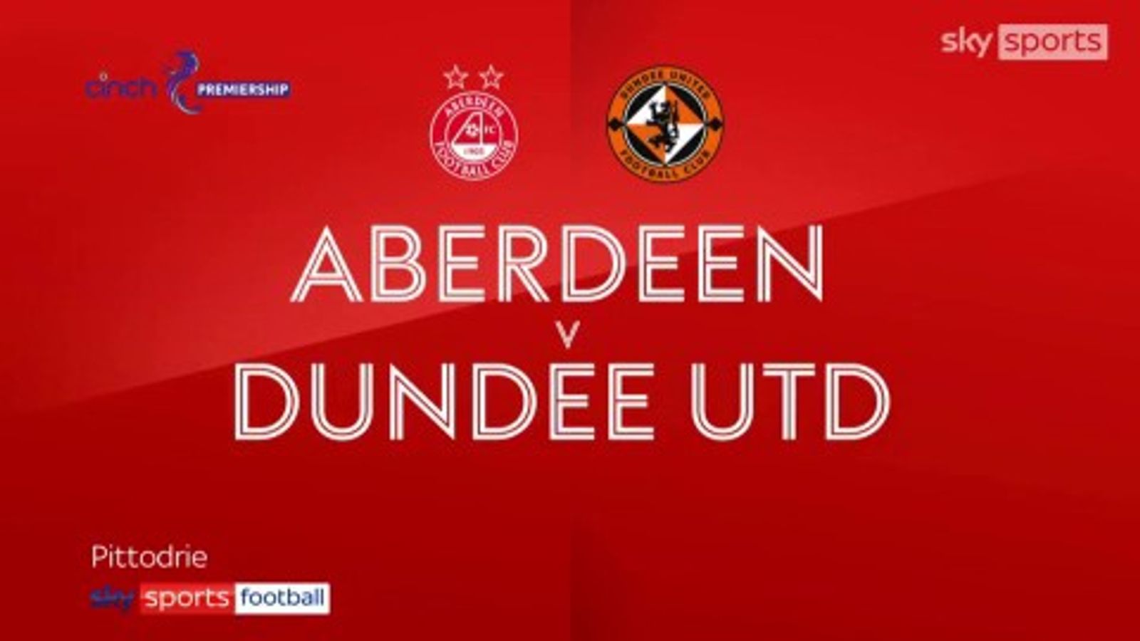 Aberdeen 10 Dundee United Scottish Premiership highlights Football