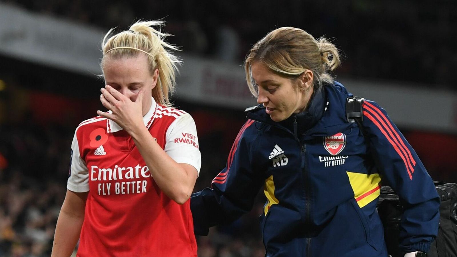 Beth Mead: Inglaterra y Arsenal protagonizan lesión en el ligamento cruzado anterior y podrían perderse el Mundial |  Noticias de futbol