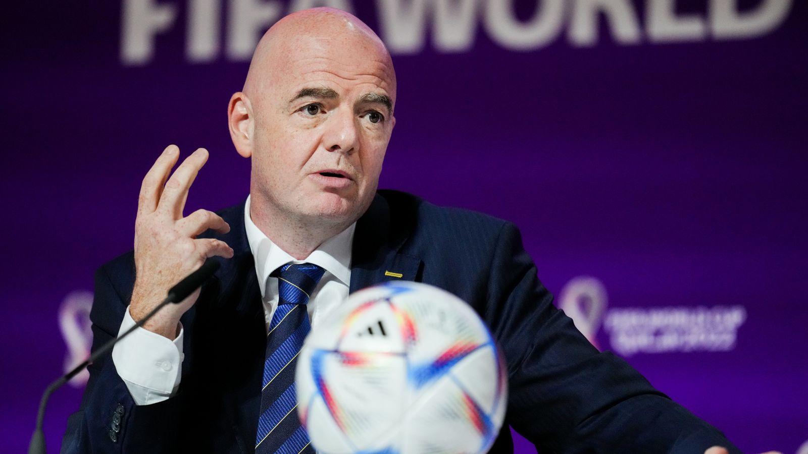 Gianni Infantino: FIFA president hits out at Qatar World Cup criticism in extrao..