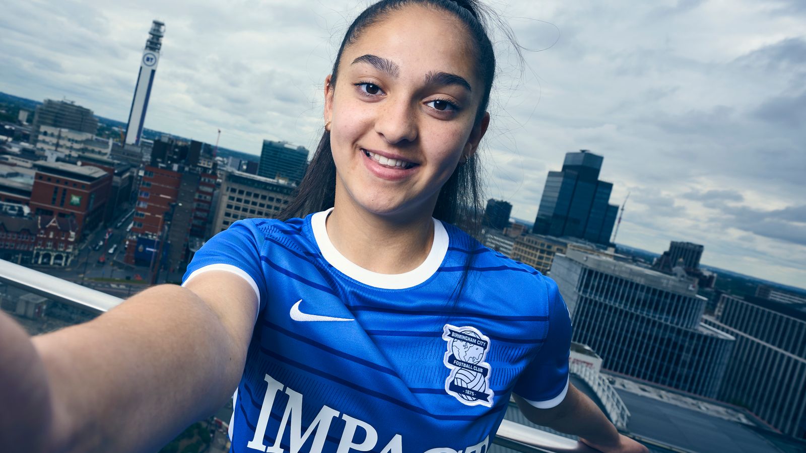 Birmingham City’s Layla Banaras, 16, becomes first South Asian heritage woman to..