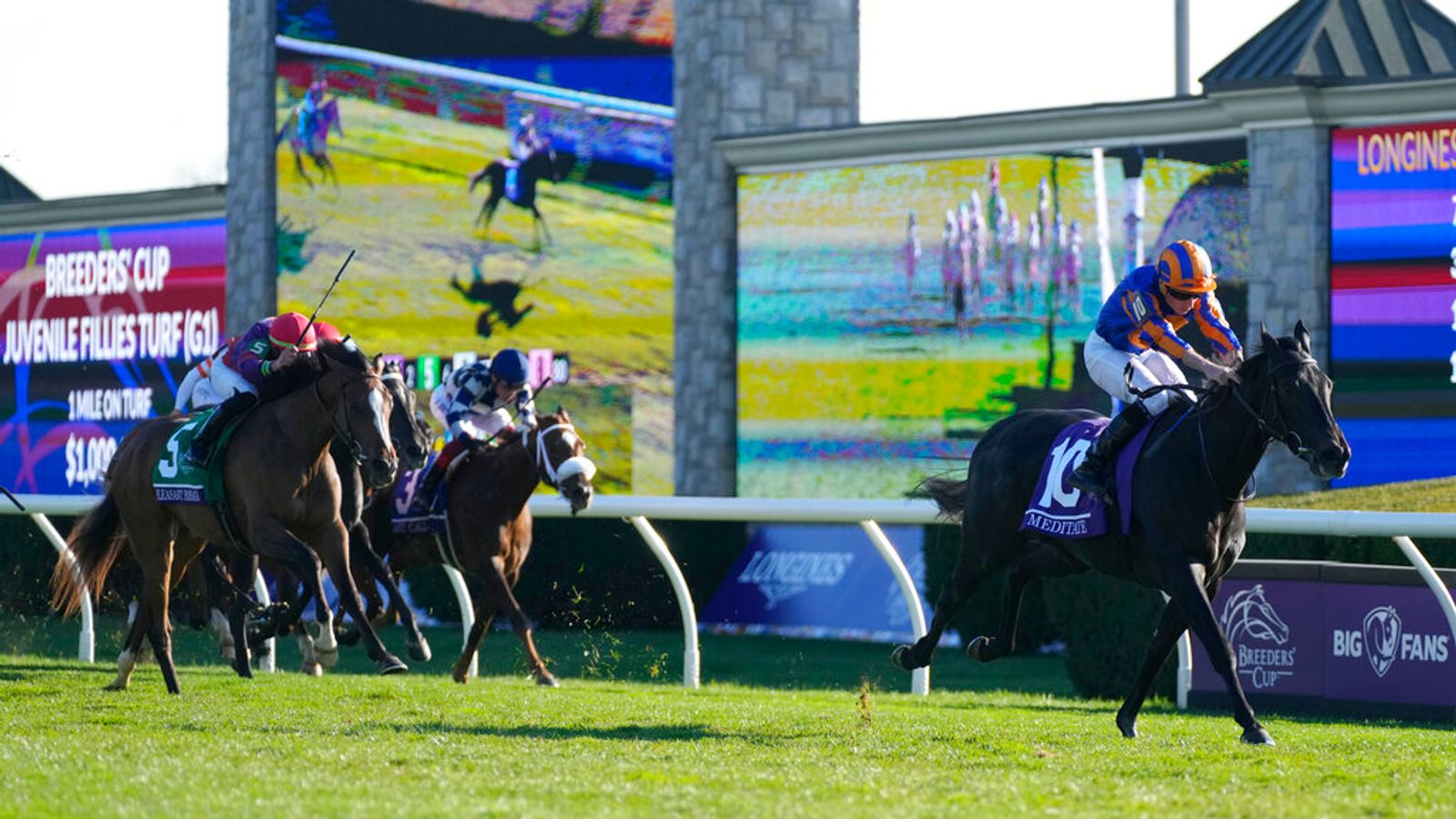 Breeders’ Cup: Meditate blows away rivals in Juvenile Fillies Turf at Keeneland to confirm 1000 Guineas potential