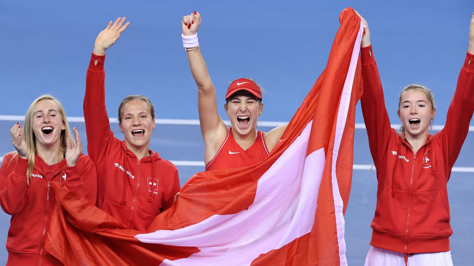 Billie Jean King Cup: Belinda Bencic and Jil Teichmann see Switzerland beat Australia and win title for first time