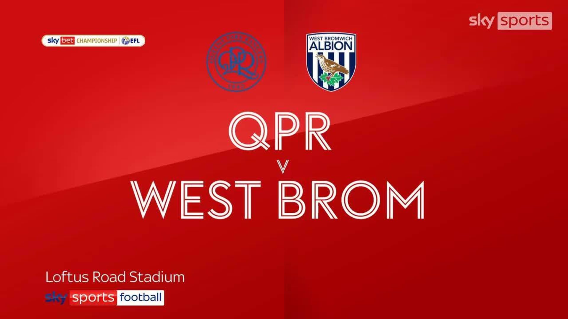 QPR 0-1 West Brom