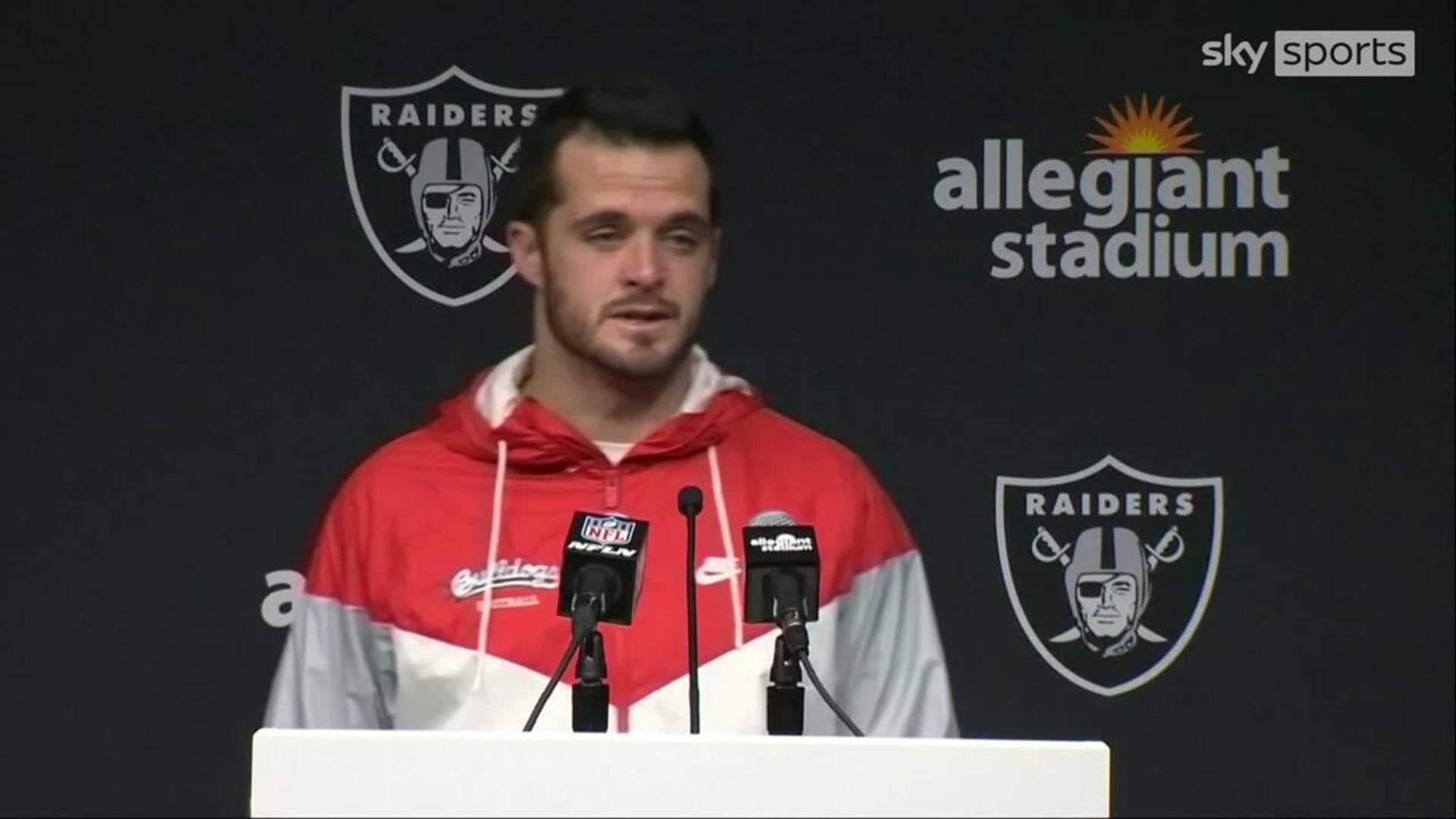 Raiders QB Carr in tears after Colts loss